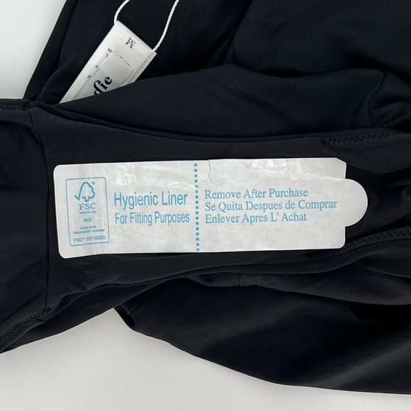 NWT Andie Swim Black Women's One Piece Halter Swimsuit Size Medium - Picture 9 of 14